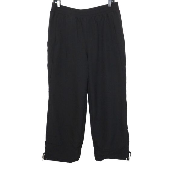 OGL Black Waterproof Fleece Lined Toggle Ankle Pull On Snow Pants Size Large - Picture 6 of 16